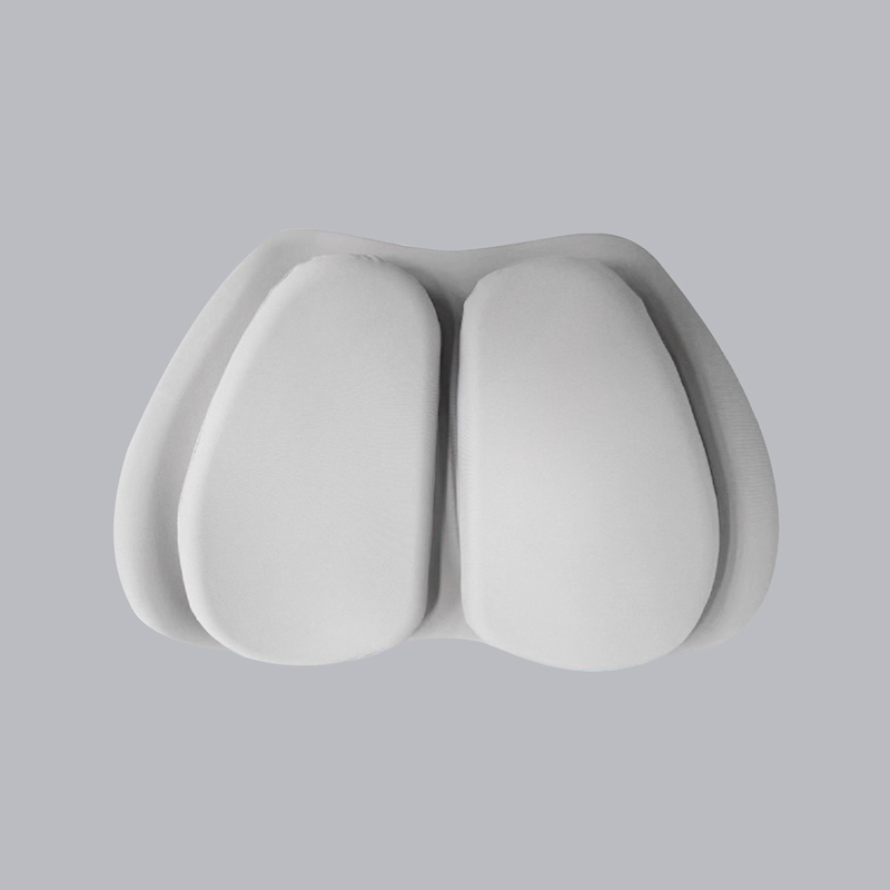 Dual-Zone ondersteuning Memory Foam lendensteunkussen